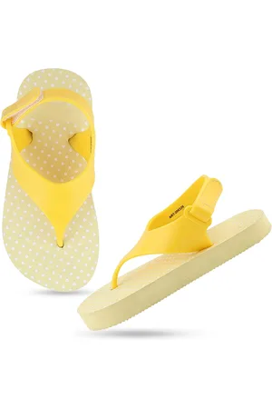 YK Unisex Kids Rubber Thong Flip-Flops