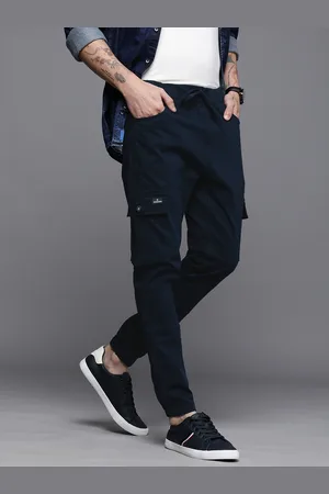 WROGN Men Mid Rise Cargo Style Joggers