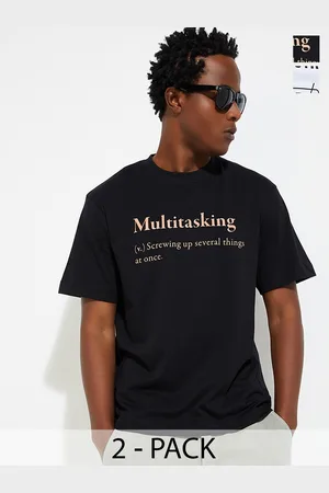 Max Collection Urb_N Men Graphic T-Shirt - Pack of 2
