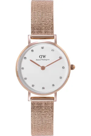 Daniel Wellington Women Stainless Steel Bracelet Style Straps Analogue Watch-DW00100528K