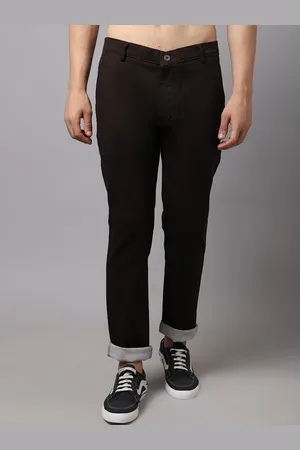 Rodamo Men Brown Slim Fit Chinos Trousers