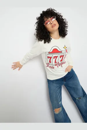 Mast & Harbour Women Printed Sweatshirt