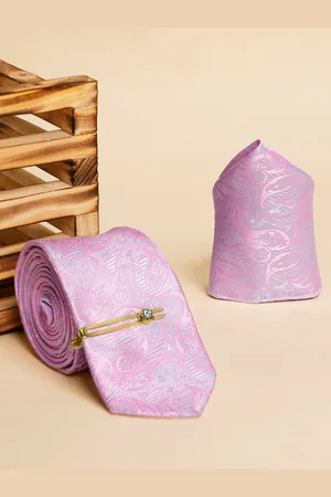 LOUIS STITCH Men Italian Silk Necktie Accessory Gift Set