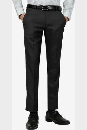 Greenfibre Men Slim Fit Formal Trousers