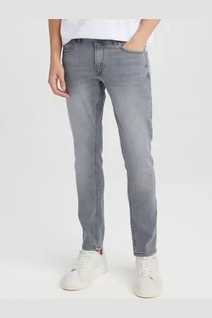 DeFacto Men Cotton Mid-Rise Regular Trousers
