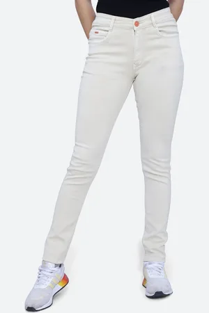 FCK-3 Women Hottie High-Rise Coloured Shade Clean Look Stretchable Jeans