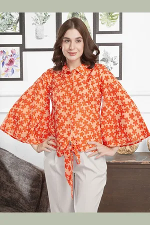 Moda Rapido Women Floral Opaque Printed Casual Shirt