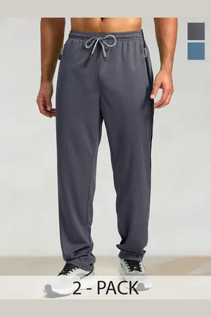 Moda Rapido Men Pack Of 2 Mid Rise Track Pants