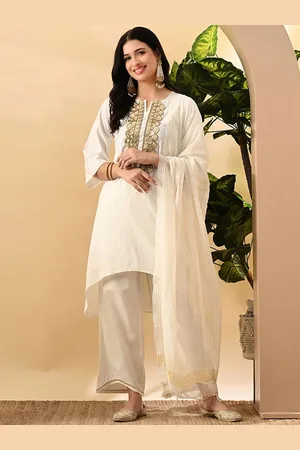 Myshka Women Regular Kurta with Trousers & With Dupatta