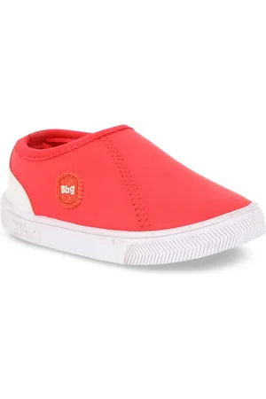 Bubblegummers Girls Red Slip-On Sneakers