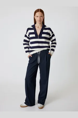 Koton Women Striped Pullover Sweater