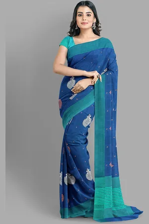 The Chennai Silks Woven Design Zari Jute Cotton Banarasi Saree