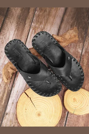 Metro Men Open Toe Leather Comfort Sandals