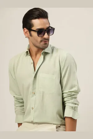 JADEBERRY Men Solid Classic Opaque Casual Shirt