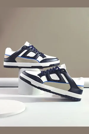 Styli Men Casual Colorblock Court Sneakers