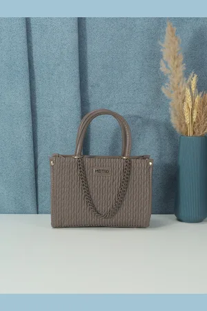 Metro Women Textured Structured Handheld Bag