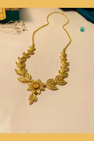 ABDESIGNS Brass Gold-Plated Necklace