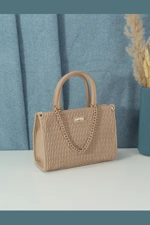 Metro Women Textured Structured Handheld Bag