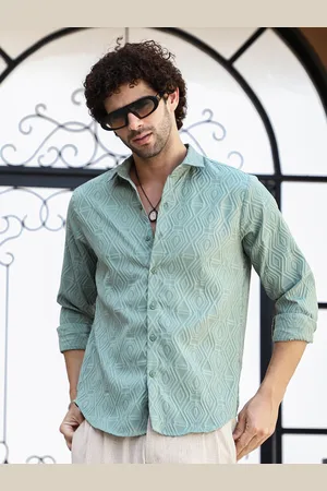 Campus Men Comfort Opaque Casual Shirt