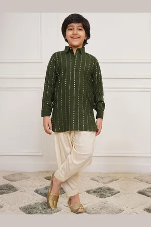 Vastramay Boys Ethnic Motifs Printed Regular Kurta with Pyjamas