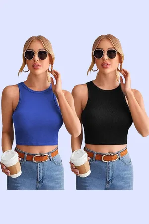 Mast & Harbour Cotton Crop Top