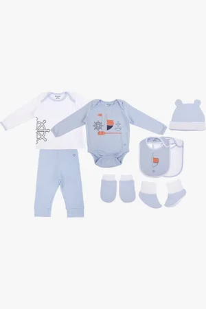 My Milestones Unisex Blue Clothing Gift Set