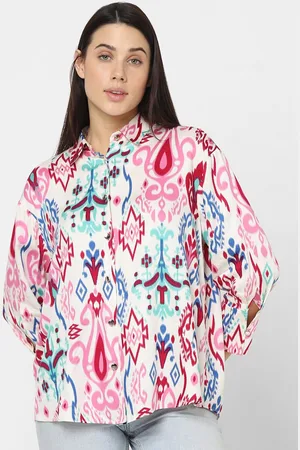 VERO MODA Ethnic Motifs Printed Casual Shirt