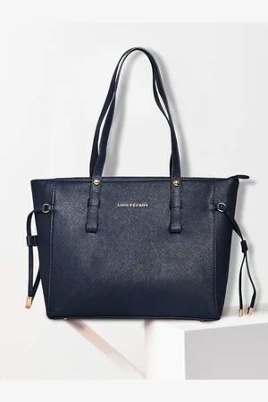 Lino Perros Navy Solid Shoulder Bag