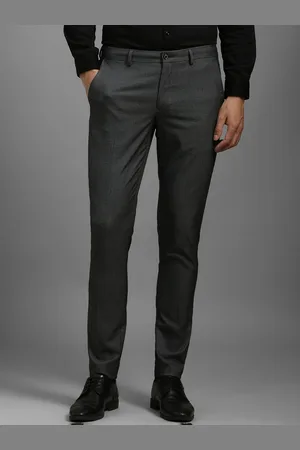 Louis Philippe Men Slim Fit Mid-Rise Formal Trousers