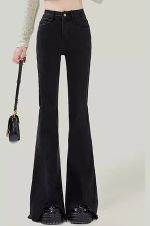DressBerry Women Flared High-Rise Jeans
