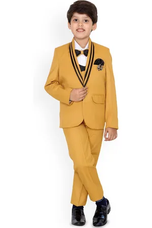 BAESD Boys Single-Breasted 5-Piece Suit