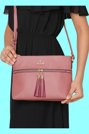 LAVIE Women Pink Sling Bag with Tasselled