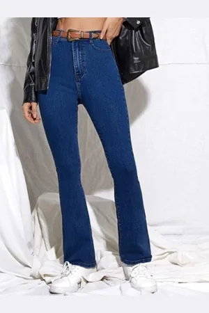Broadstar Women Smart Bootcut High-Rise Stretchable Jeans