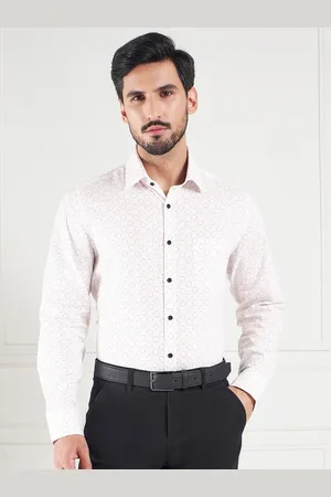 LOUIS STITCH Comfort Micro Ditsy Printed Cotton Formal Shirt