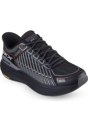 Skechers Men Round Toe Non Marking Lace Ups Running Shoes