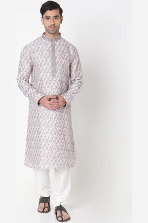 Ethnicity Ethnic Motifs Printed Regular Straight Kurta With Churidar