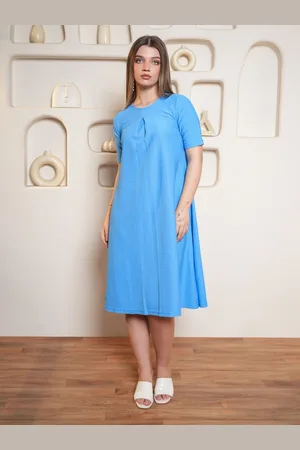 PURVAJA Women A-Line Midi Dress