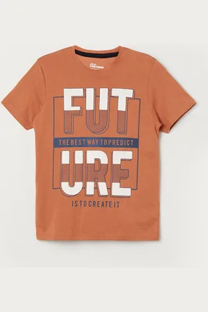 Lifestyle Boys Typography Printed Round Neck Cotton T-Shirt