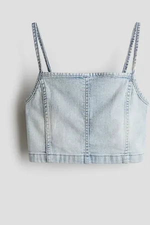 H&M Denim Strappy Top