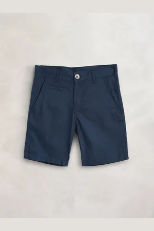 Cherry Crumble Boys Blue Knee Length Shorts