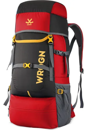 WROGN Unisex Trekking Bag Colourblocked Ergonomic Travel Rucksack 65 L