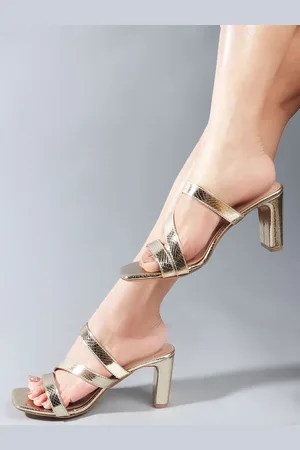 Mast & Harbour Women Embellished Block Sandals
