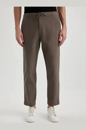 DeFacto Men High Rise Pure Cotton Trousers