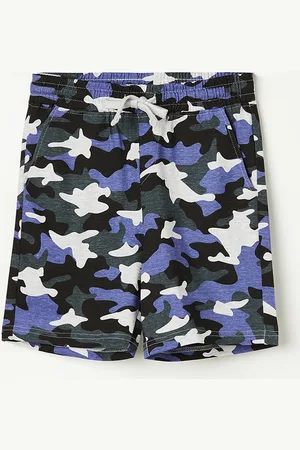 Lifestyle Boys Camouflage Printed Pure Cotton Shorts