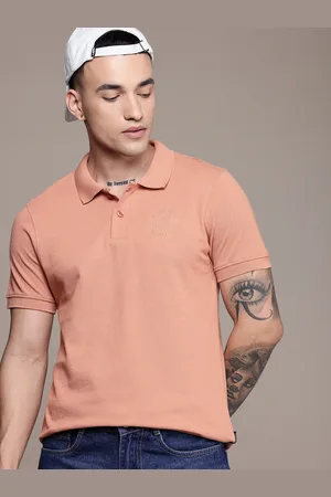 Roadster The Life Co. Polo Collar Pure Cotton T-shirt