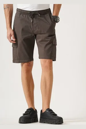 BRITISH CLUB Men Slim Fit Low Rise Pure Cotton Outdoor Cargo Shorts