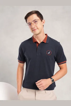 Nautica Pure Cotton Polo Collar T-shirt