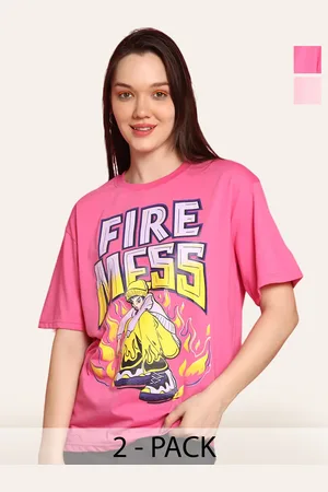 Fabflee Women Typography 2 Extended Sleeves T-shirt