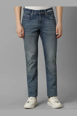Louis Philippe Men Slim Fit Heavy Fade Jeans