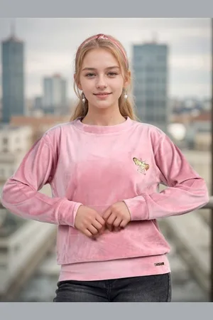 BAESD Girls Round Neck Winter Sweatshirt